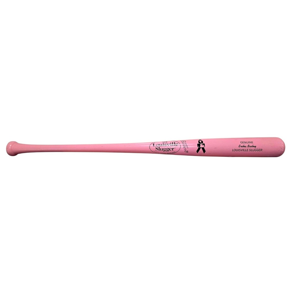 Louisville Slugger Erika Bailey Pink Breast Cancer Awareness Wood Bat 125 34"